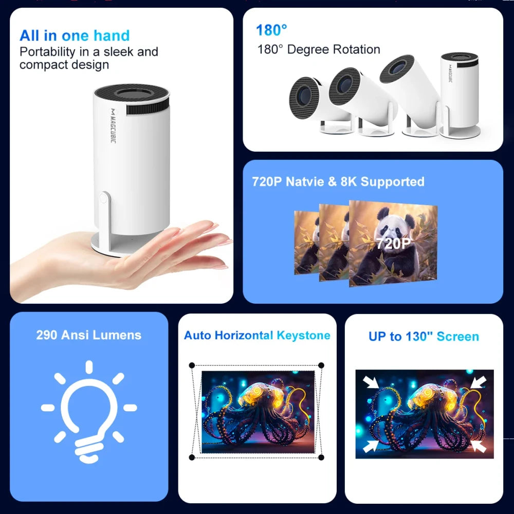 Magcubic Portable Home Cinema Projector