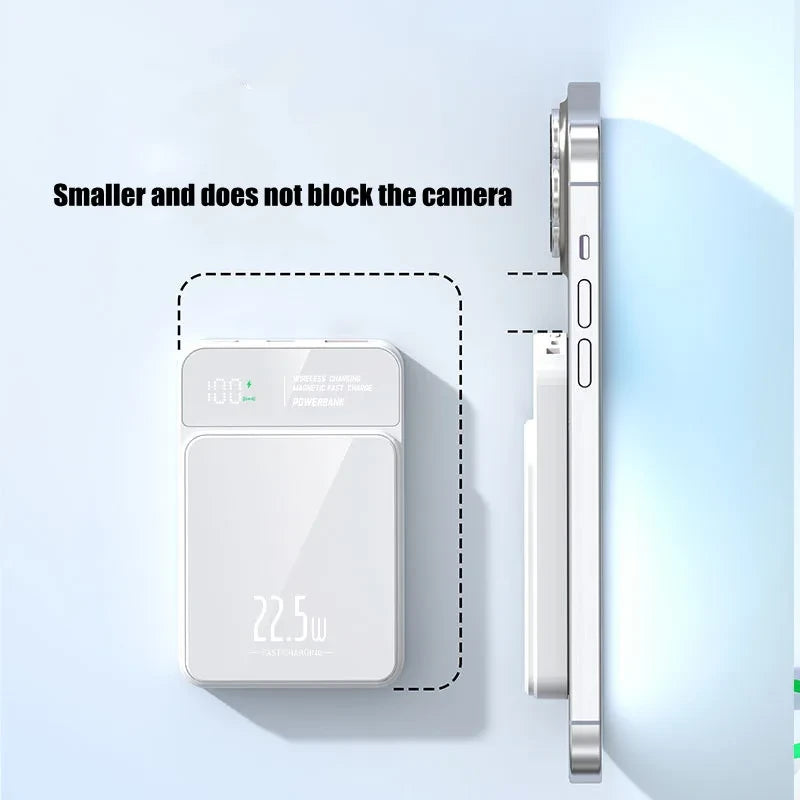 Magnetic Wireless Portable Power Bank