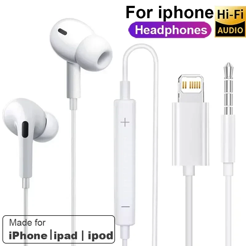 Wired In Ear Lightning Headphones