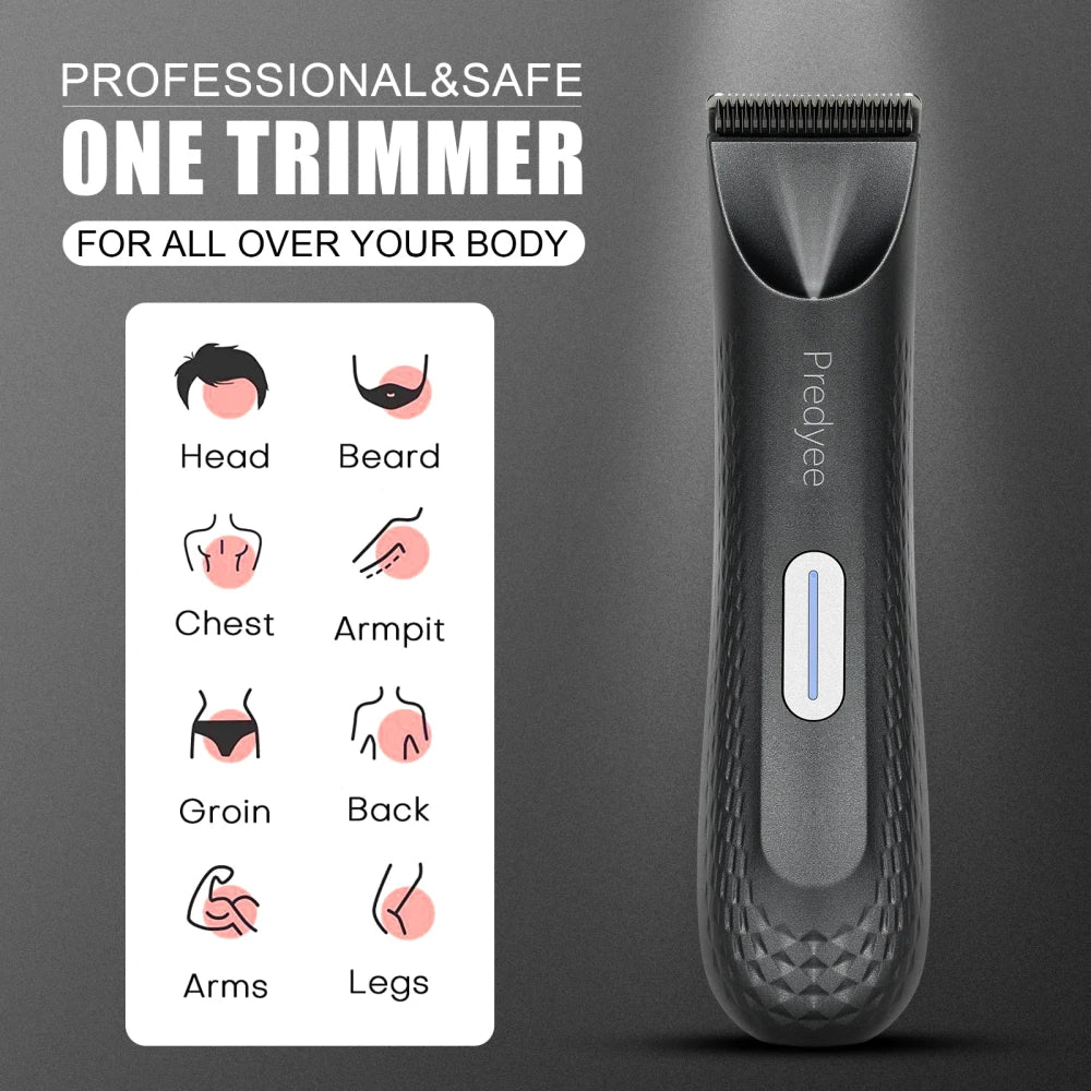 Waterproof Electric Body Hair Trimmer